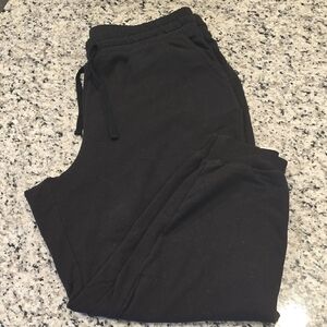 Torrid Black Fleece Joggers 128